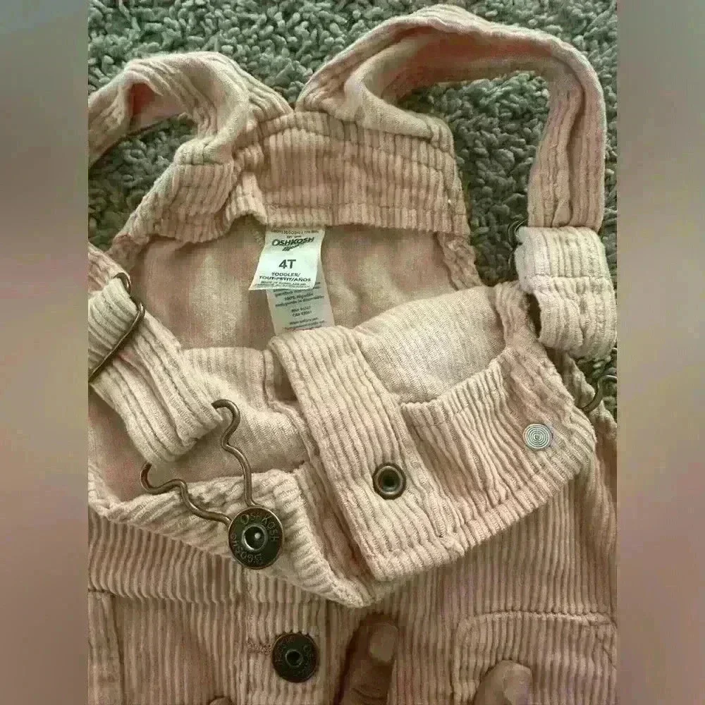 Pink Girls Corduroy Skirtall .